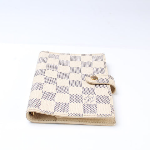 Agenda Small Ring Damier Azur