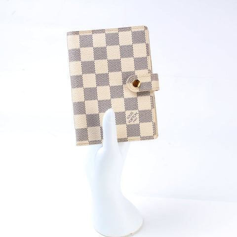 Agenda Small Ring Damier Azur