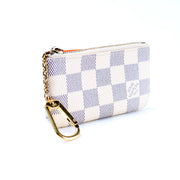 Pochette Cles Damier Azur