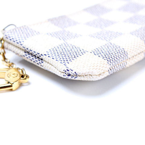 Pochette Cles Damier Azur