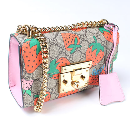 409487 Padlock GG Small Strawberry lbcase