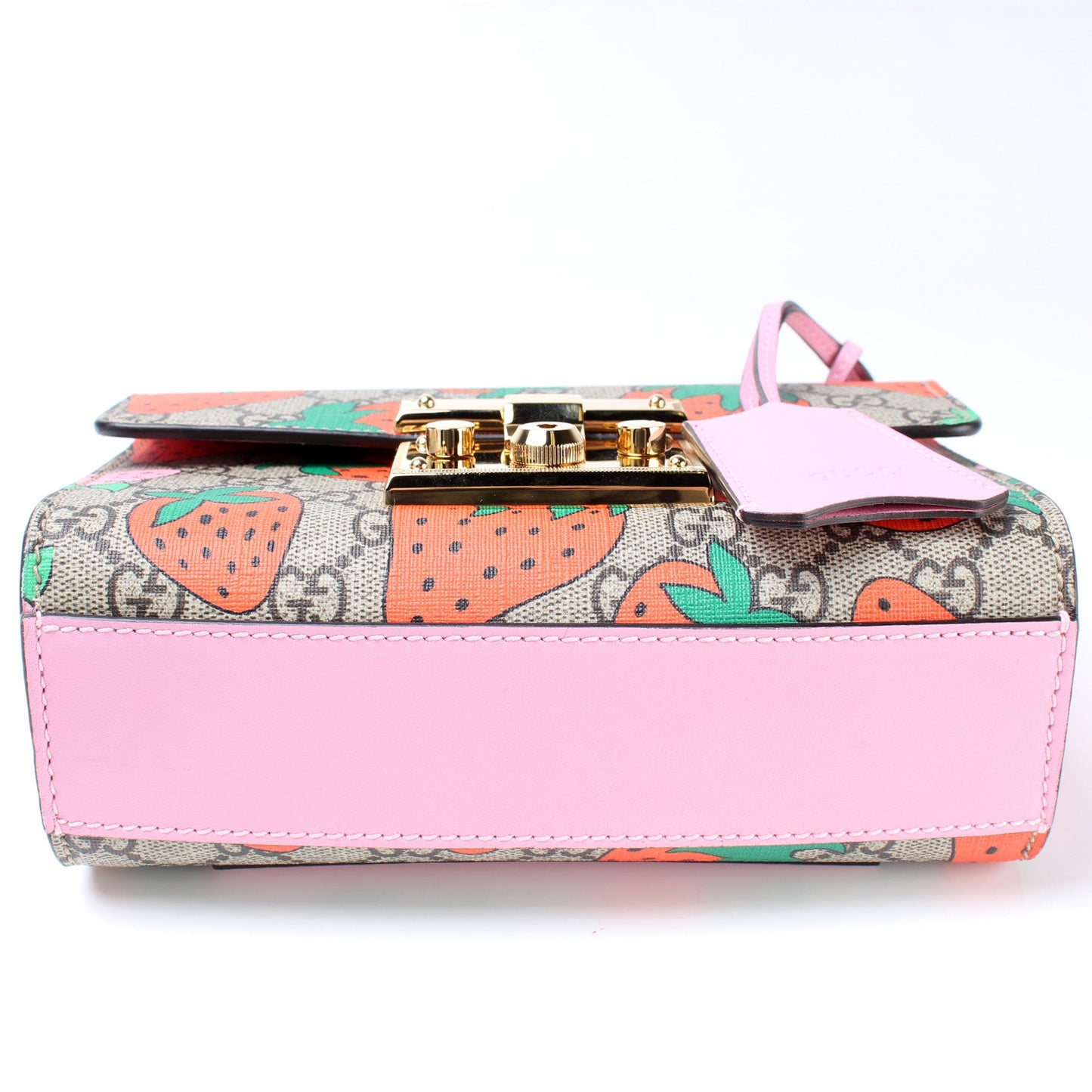 409487 Padlock GG Small Strawberry lbcase
