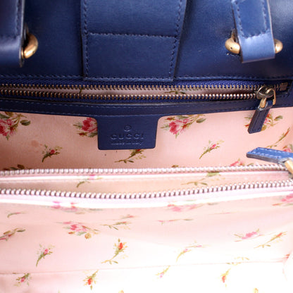 448054 Marmont Top Handle Denim