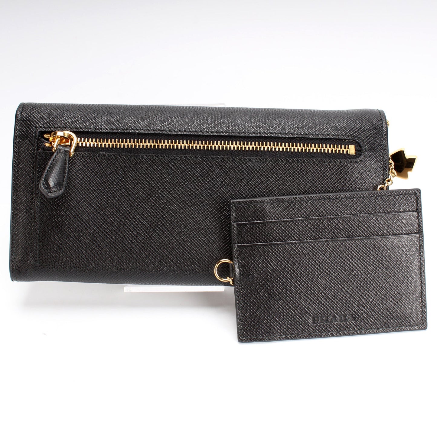 Saffiano Chain Wallet