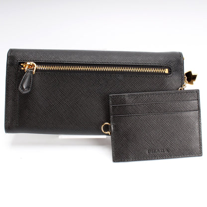 Saffiano Chain Wallet