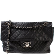 Washed Caviar Jumbo Single Flap 12M