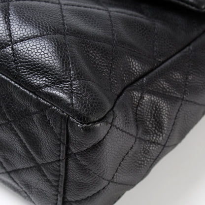 Washed Caviar Jumbo Single Flap 12M