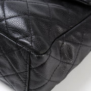 Washed Caviar Jumbo Single Flap 12M
