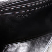 Washed Caviar Jumbo Single Flap 12M