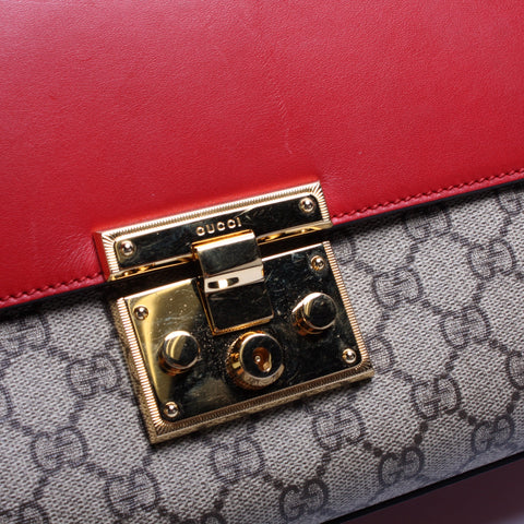 409486 Padlock GG Supreme Shoulder Medium