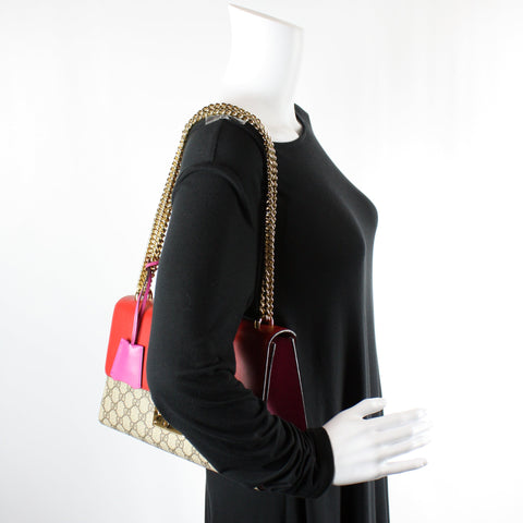 409486 Padlock GG Supreme Shoulder Medium