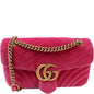 443497 GG Marmont Shoulder Velvet Small lbcase