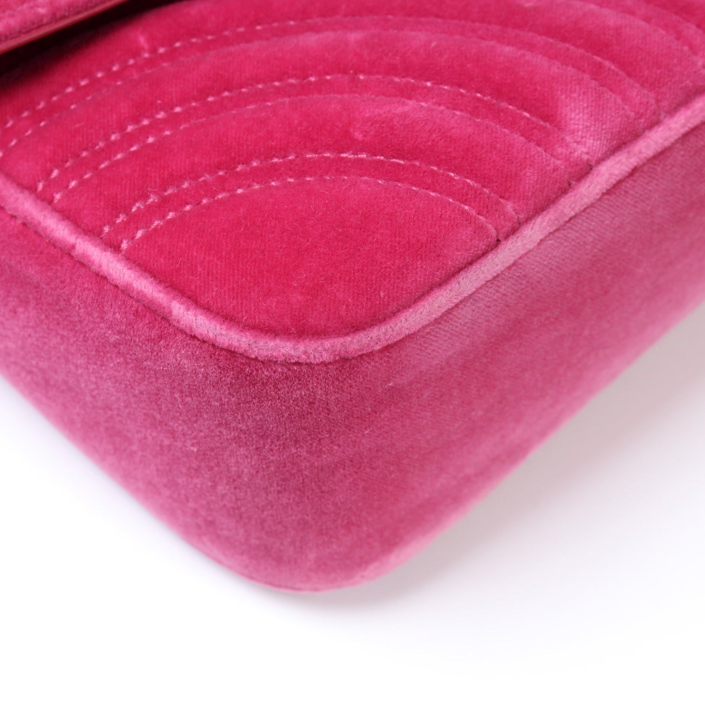 443497 GG Marmont Shoulder Velvet Small lbcase