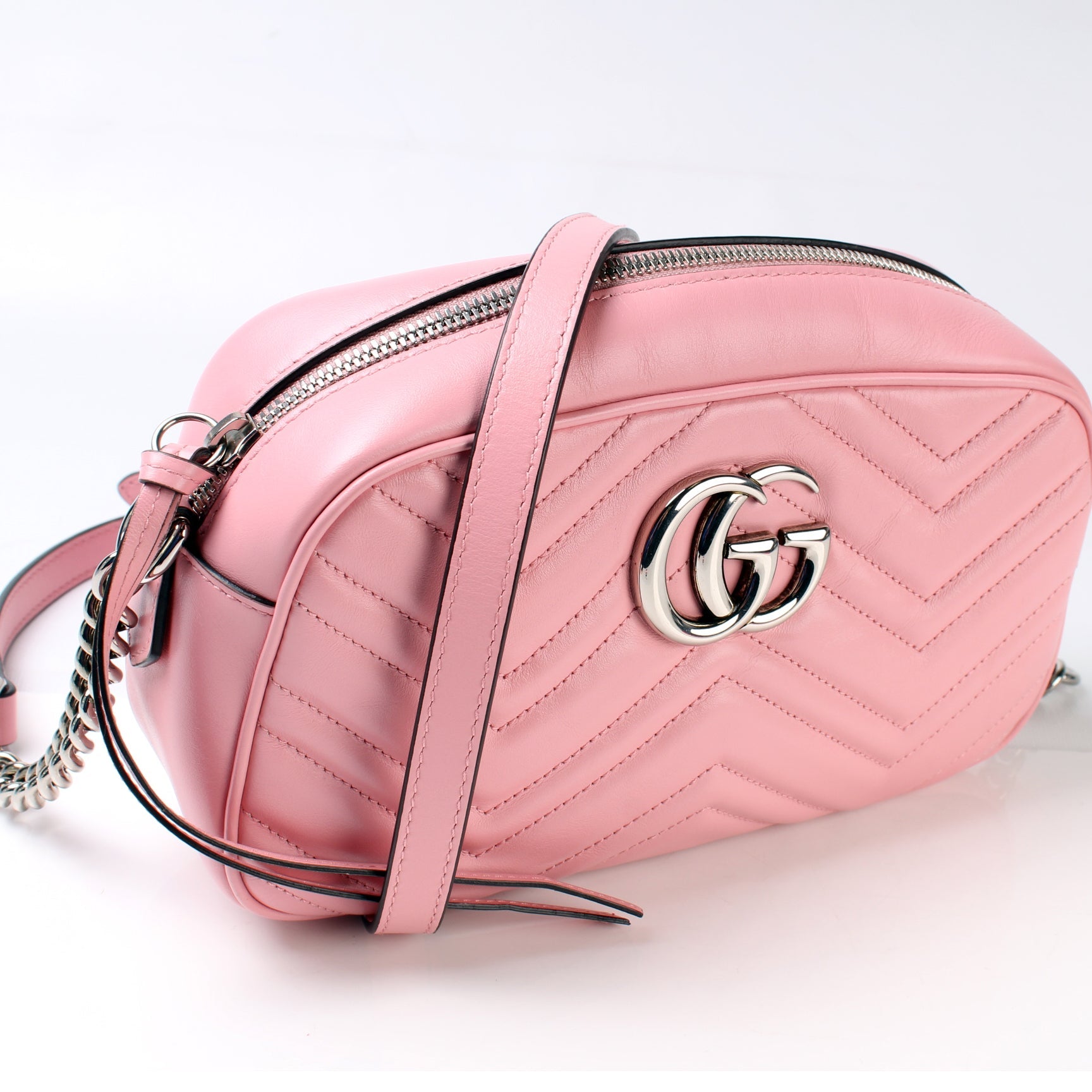 447632 GG Marmont Small Leather Camera Bag lbcase