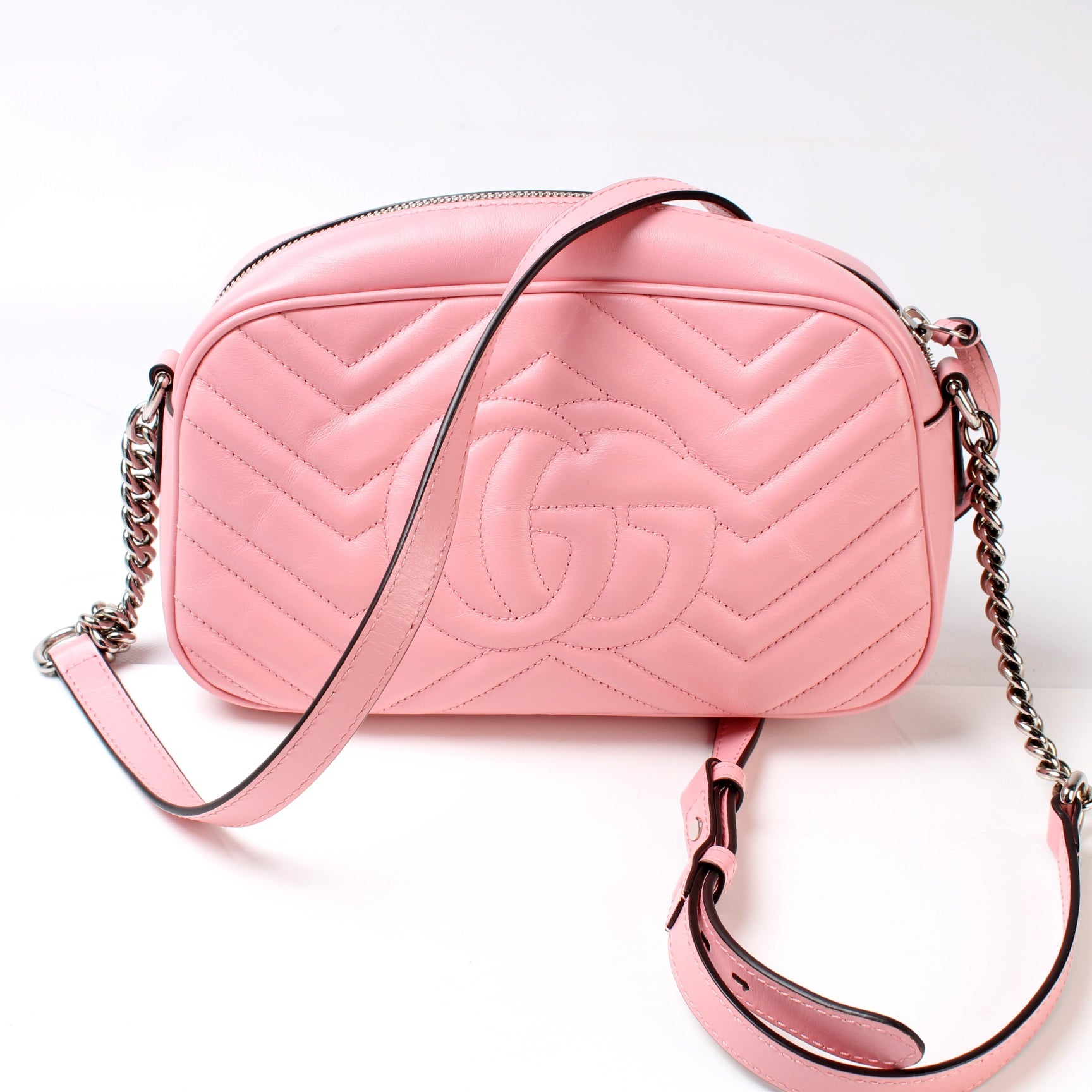 447632 GG Marmont Small Leather Camera Bag lbcase