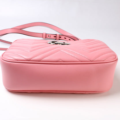 447632 GG Marmont Small Leather Camera Bag lbcase
