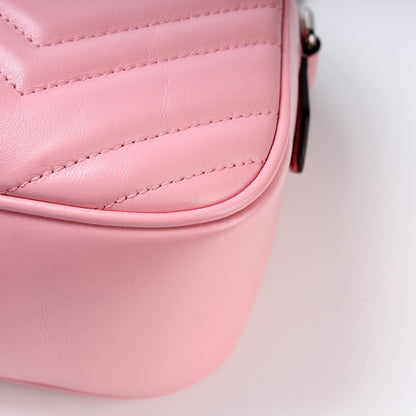 447632 GG Marmont Small Leather Camera Bag lbcase