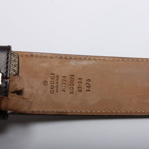 411924 GG Supreme Belt Size 85/34