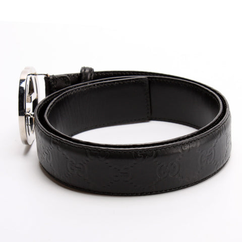 114984 Guccissima Leather Belt Size 85/32
