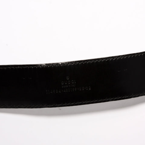 114984 Guccissima Leather Belt Size 85/32