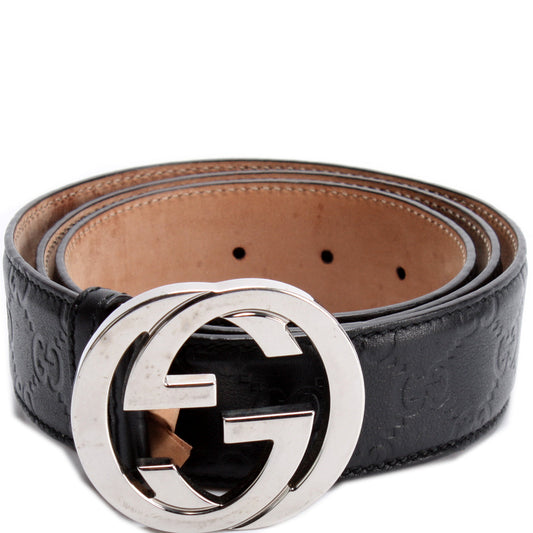 114984 Guccissima Leather Belt Size 100/40 lbcase