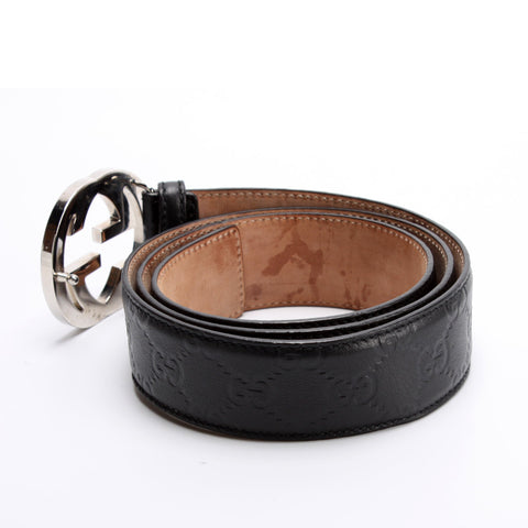 114984 Guccissima Leather Belt Size 100/40