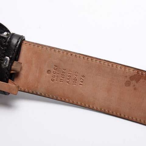 114984 Guccissima Leather Belt Size 100/40