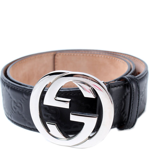 114984 Guccissima Leather Belt Size 85/34