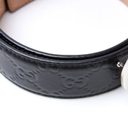 114984 Guccissima Leather Belt Size 85/34