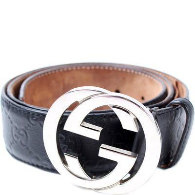 114984 Guccissima Leather Belt Size 85/34