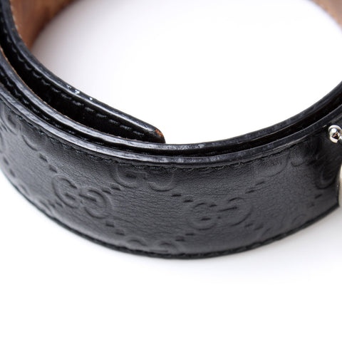 114984 Guccissima Leather Belt Size 85/34
