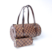 Papillon 30 10.5 With Pouch Damier Ebene