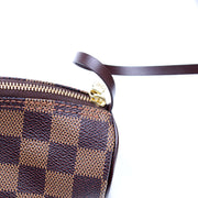 Papillon 30 10.5 With Pouch Damier Ebene