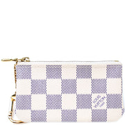 Pochette Cles Damier Azur