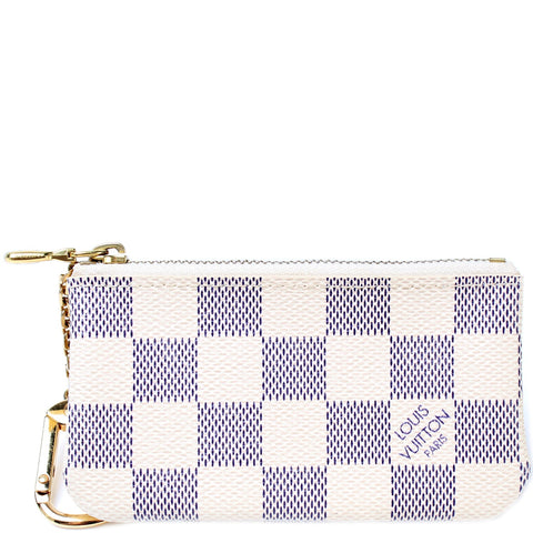 Pochette Cles Damier Azur