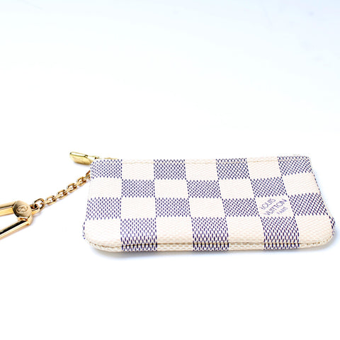 Pochette Cles Damier Azur