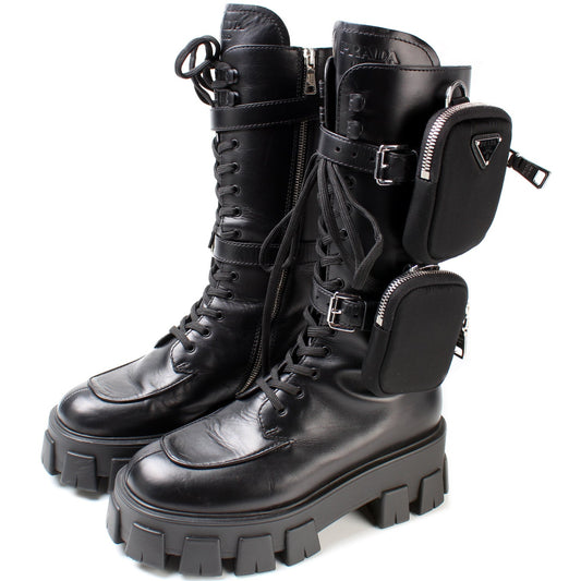 Monolith Combat Boots Size 38