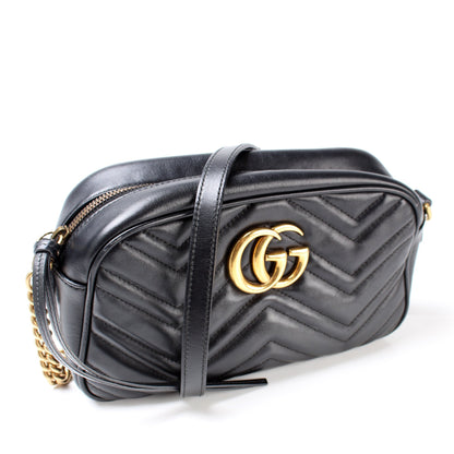 447632 GG Marmont Small Leather Camera lbcase