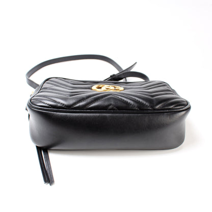 447632 GG Marmont Small Leather Camera lbcase