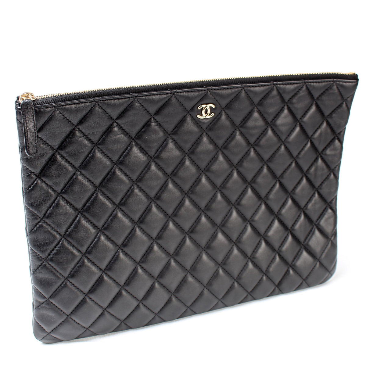 O Case Large Quilted Lambskin 22M