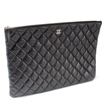 O Case Large Quilted Lambskin 22M