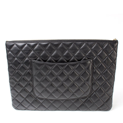 O Case Large Quilted Lambskin 22M