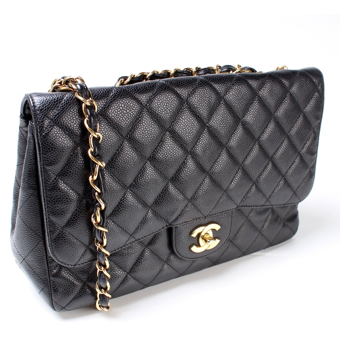 Classic Flap Jumbo Caviar 13M