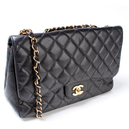 Classic Flap Jumbo Caviar 13M