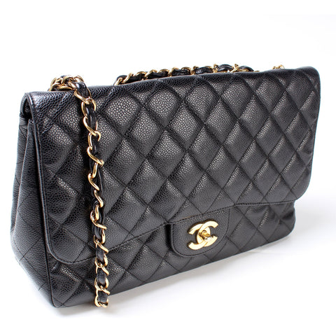 Classic Flap Jumbo Caviar 13M