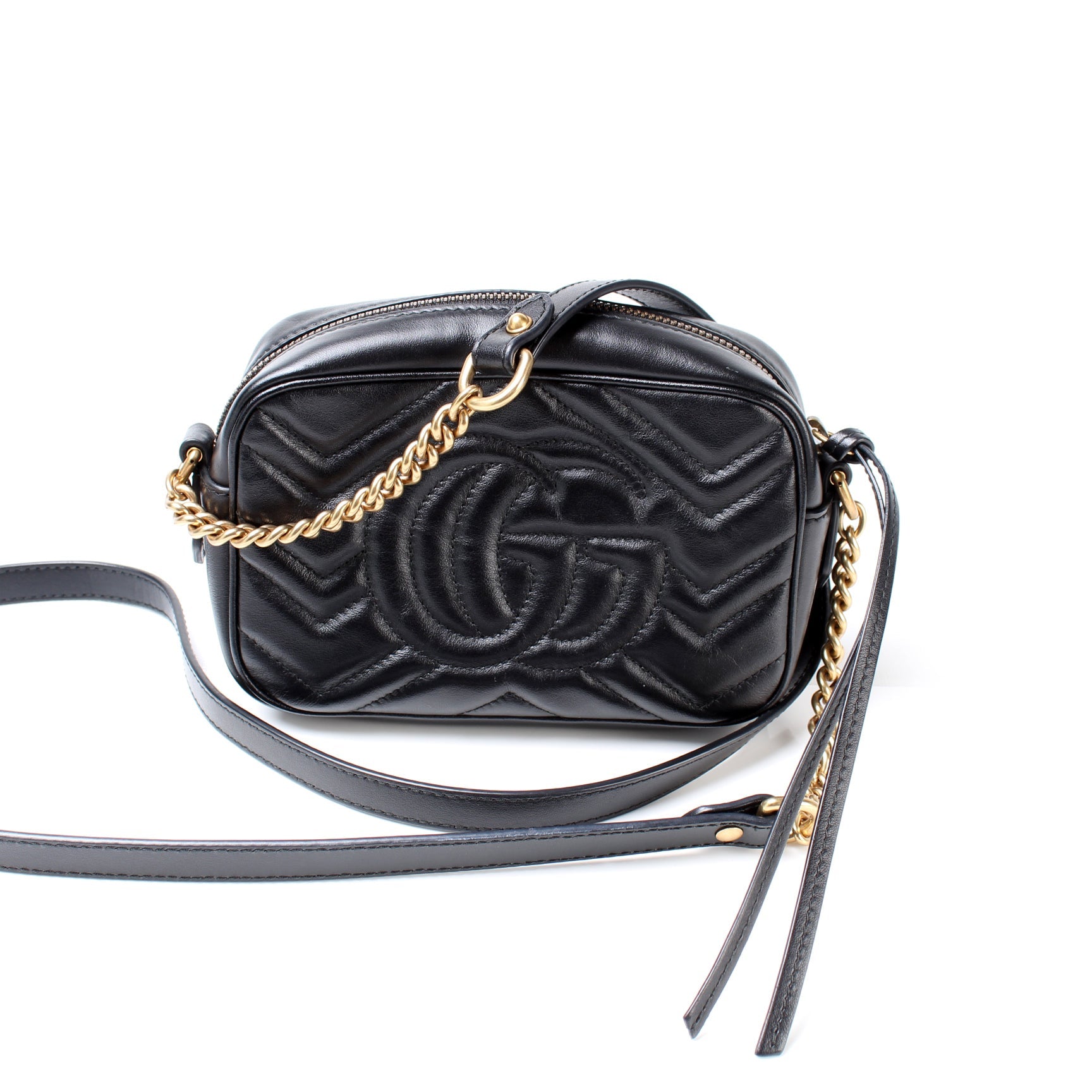 448065 GG Marmont Mini Camera Bag lbcase