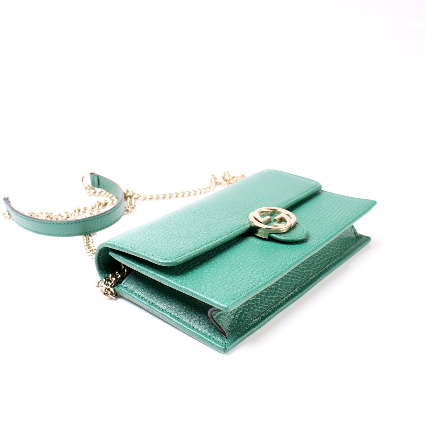 615523 Dollar Calfskin Interlocking WOC lbcase
