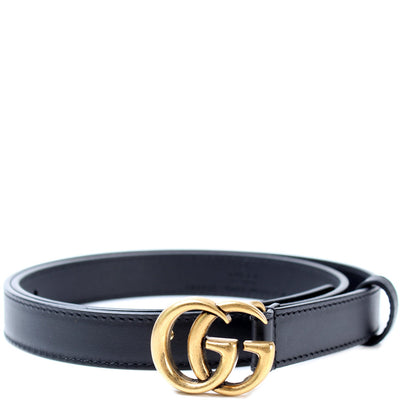 409417 GG Marmont Thin Belt Size 80/32