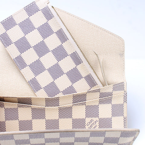 Josephine Wallet Damier Azur