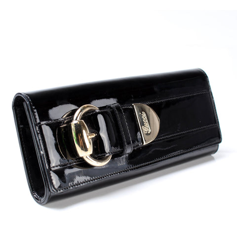 181544 Buckle Clutch Patent Leather